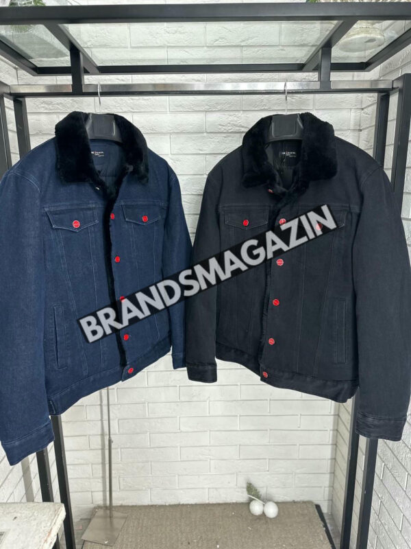 Джинсовый пуховик Kiton BM46415467077