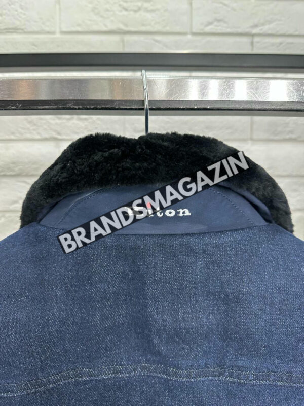 Джинсовый пуховик Kiton BM46415467077 4