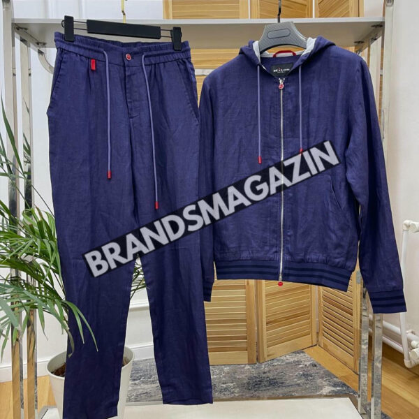 Льняной костюм Kiton BM70043577