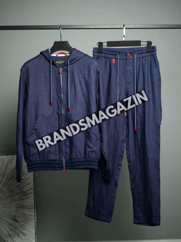 Льняной костюм Kiton BM70741377