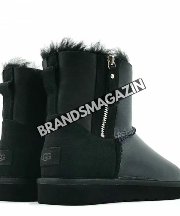 Угги UGG Mens Classic Mini Double Zip Metallic Black BM46094045477 Угги UGG Mens Classic Mini Double Zip Metallic Black BM46094045477