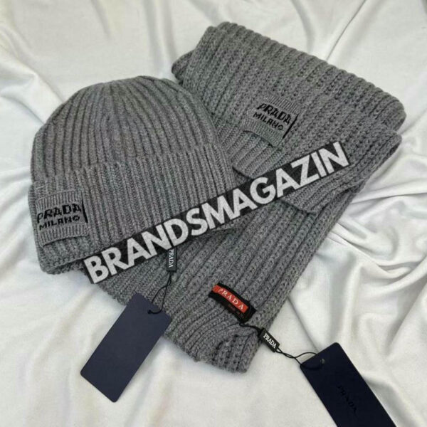 Комплект шапка и шарф Prada BM46385200277
