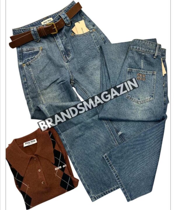 Джинсы MIU MIU BM47589095277 Джинсы MIU MIU BM47589095277